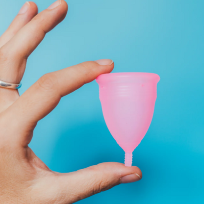 Large Reusable Menstrual Cup - Pink, Medical Grade Silicone